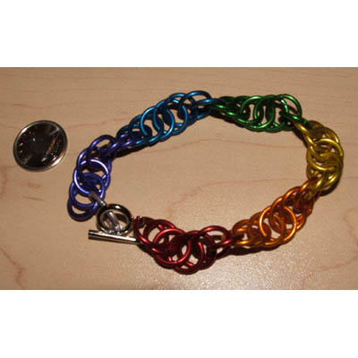 Spiral Chainmail Bracelet