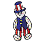 American Bear Plushie